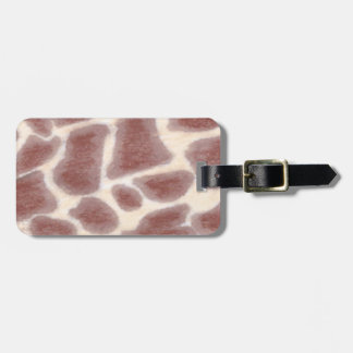 Giraffe Spots Pattern Luggage Tags