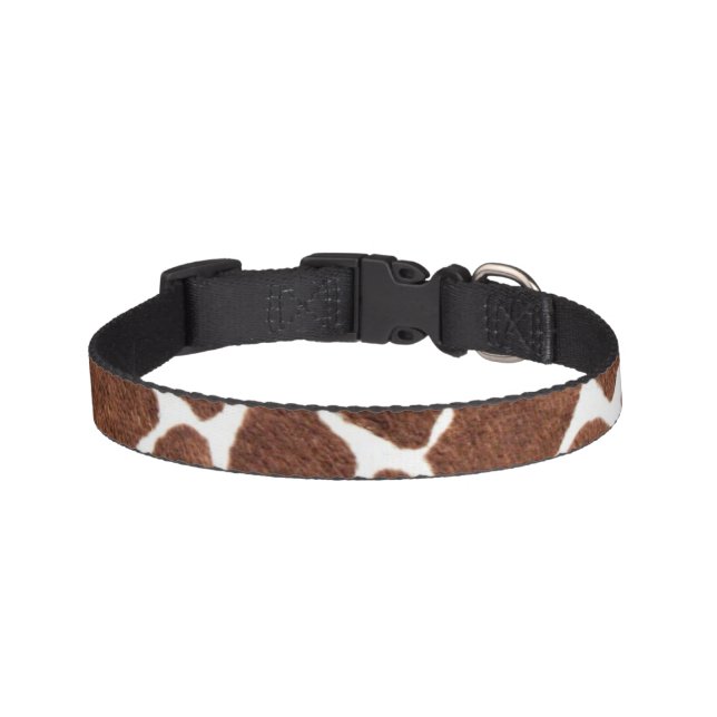 Giraffe spots pet collar (Front)