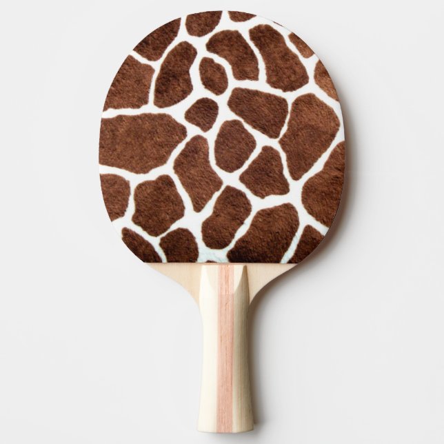 Giraffe spots Ping-Pong paddle (Front)