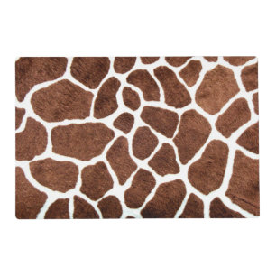Giraffe spots placemat