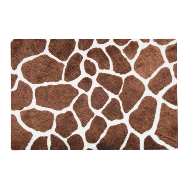 Giraffe spots placemat (Front)