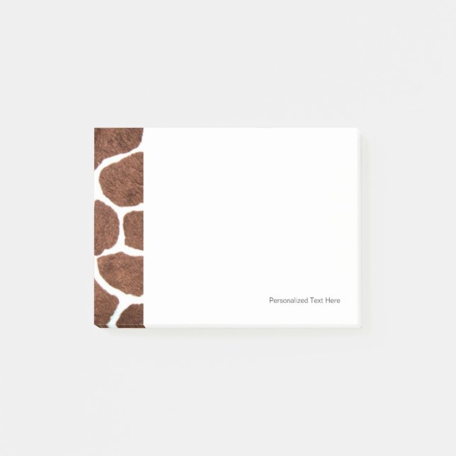 Giraffe spots post-it notes (Front)