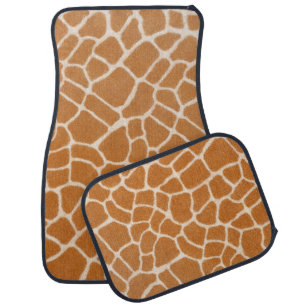 Giraffe Spots Realistic Exotic Animal Print Car Floor Mat