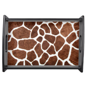 Giraffe spots serving tray