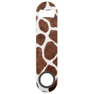 Giraffe spots speed bottle opener