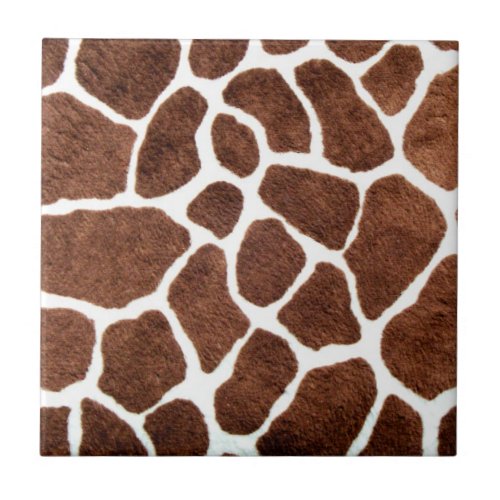 Giraffe spots tile