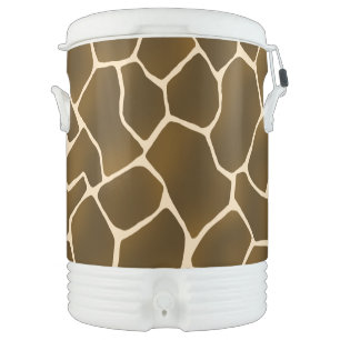 Giraffe Spots Wild Safari Animal Skin Print Beverage Cooler