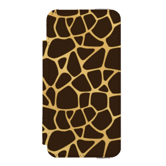 Giraffe Spotted Background Incipio iPhone Wallet Case (Folio Front)