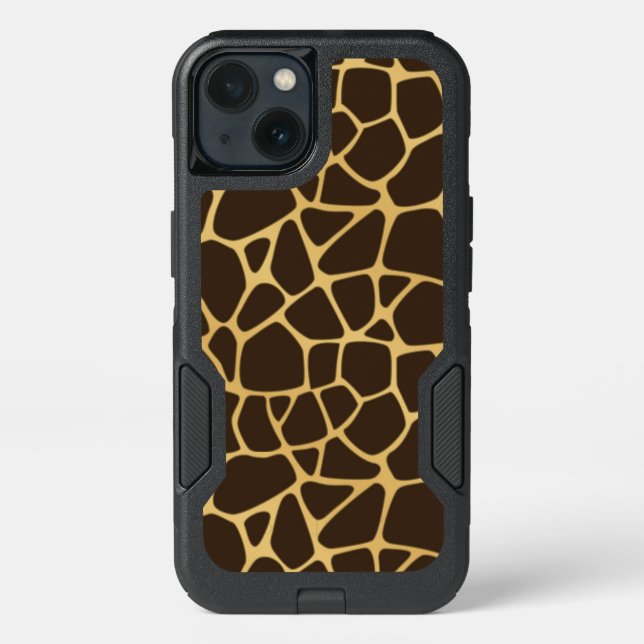 Giraffe Spotted Background Otterbox iPhone Case (Back)