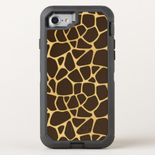 Giraffe Spotted Background OtterBox Defender iPhone SE/8/7 Case