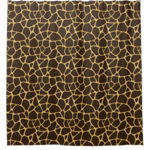 Giraffe Spotted Background Shower Curtain