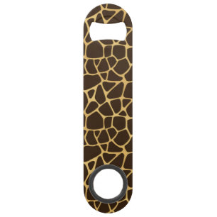 Giraffe Spotted Background Speed Bottle Opener