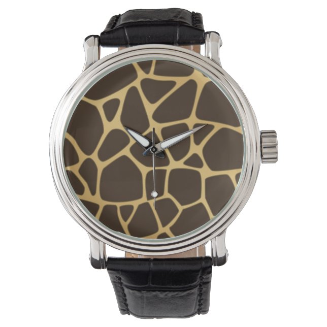 Giraffe Spotted Background Watch (Front)