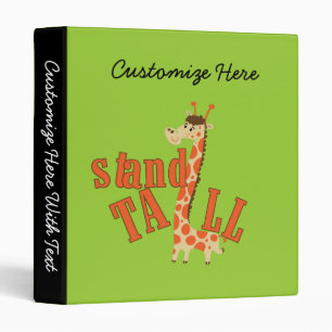 Giraffe Stand Tall Binder