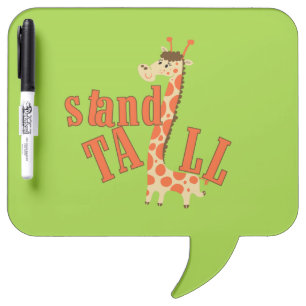 Giraffe Stand Tall Dry Erase Board