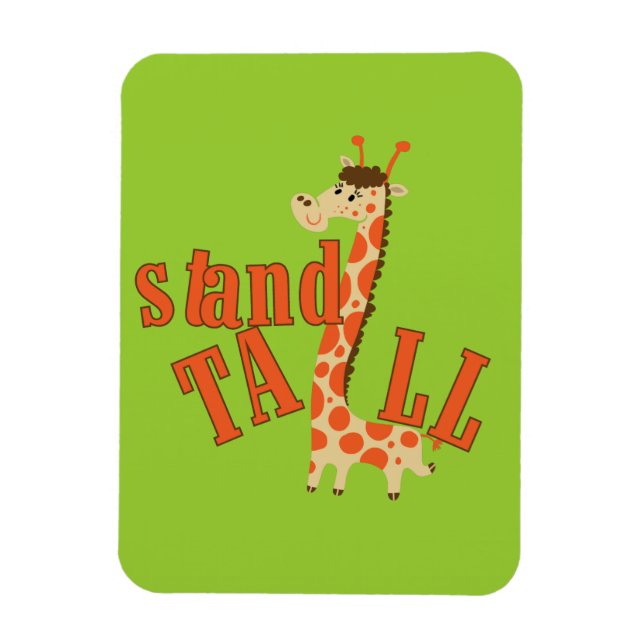 Giraffe Stand Tall Magnet (Vertical)