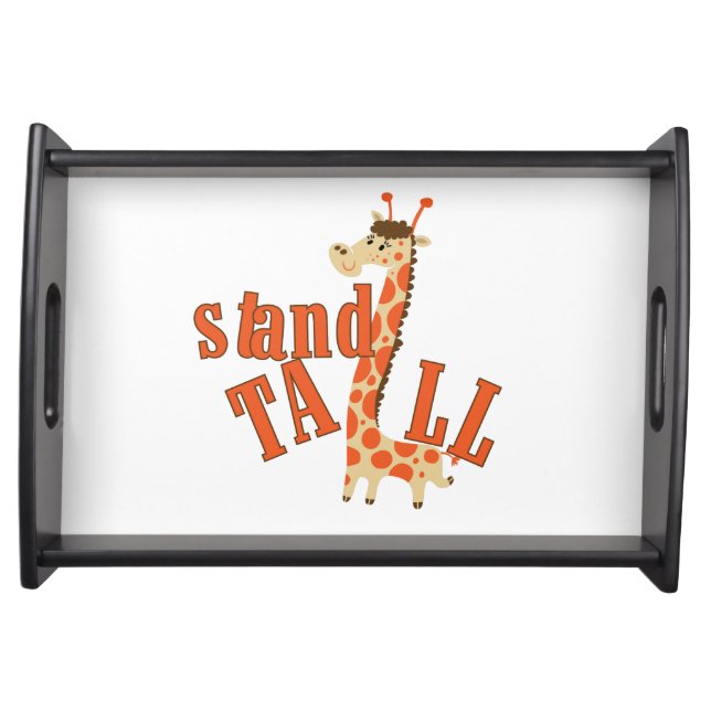 Giraffe Stand Tall Serving Tray (Front)