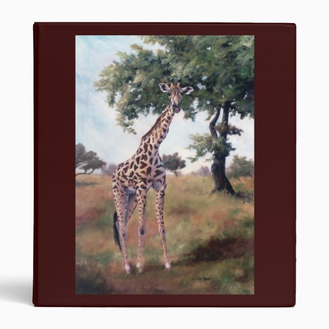 Giraffe Standing Tall Binder (Front)