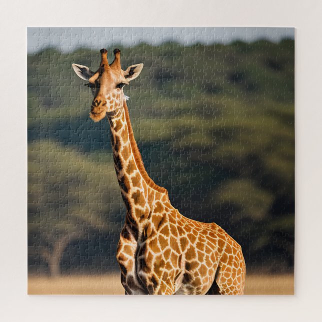 Giraffe Standing Tall Jigsaw Puzzle (Vertical)