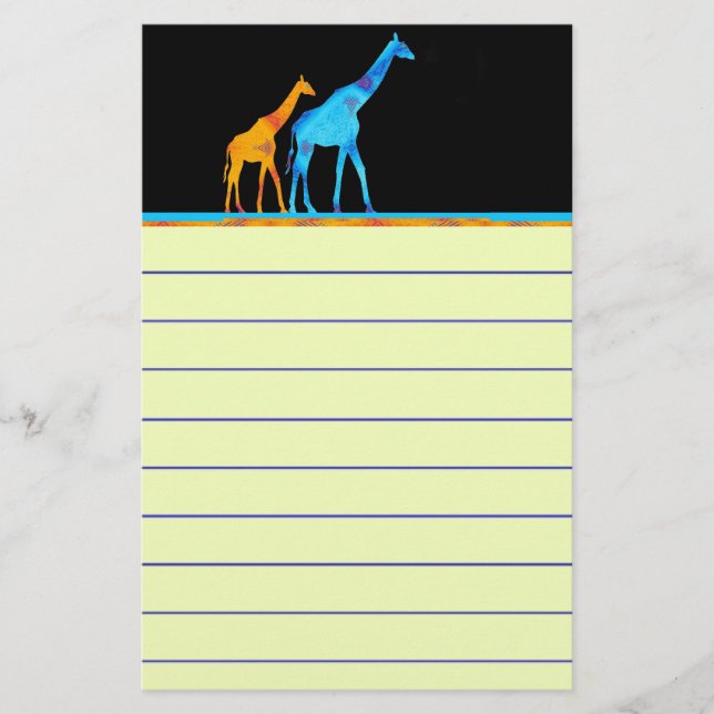 Giraffe Stationery (Front)