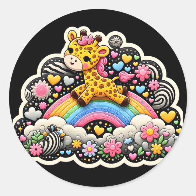 giraffe Sticker (Front)