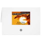 Giraffe Stylie Cards (Back Horizontal)
