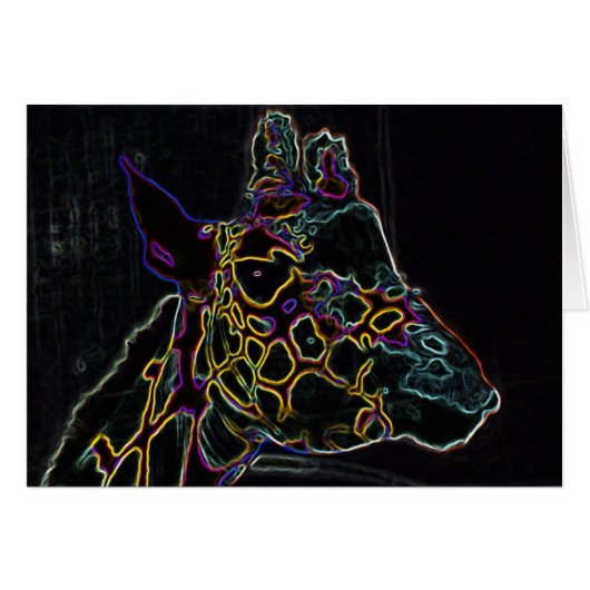 Giraffe Stylie Cards (Front Horizontal)