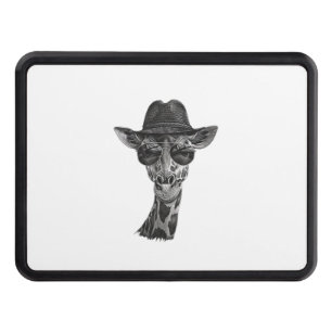 Giraffe Sunglasses Hitch Cover