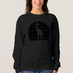 Giraffe Sunset Giraffe  Cute Giraffe Sweatshirt