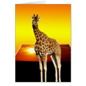 Giraffe Sunshine Popout Art, (Front)