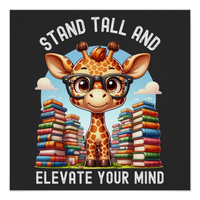 Giraffe T-Shirt, Nature Lover Shirt, Animal Print (Front)