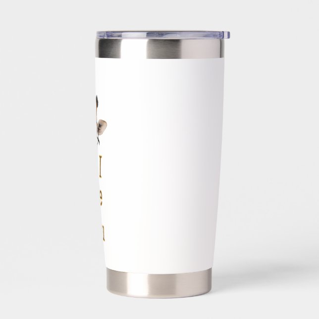 Giraffe.Text.I see you Insulated Tumbler (Left)