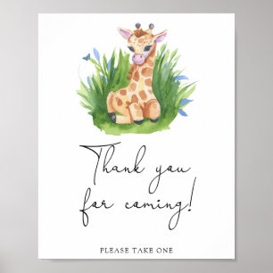 Giraffe \ Thank you for coming Poster