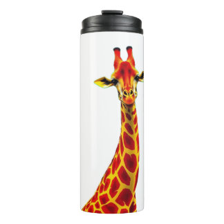 Giraffe Thermo / Thermos Mug with giraffe print