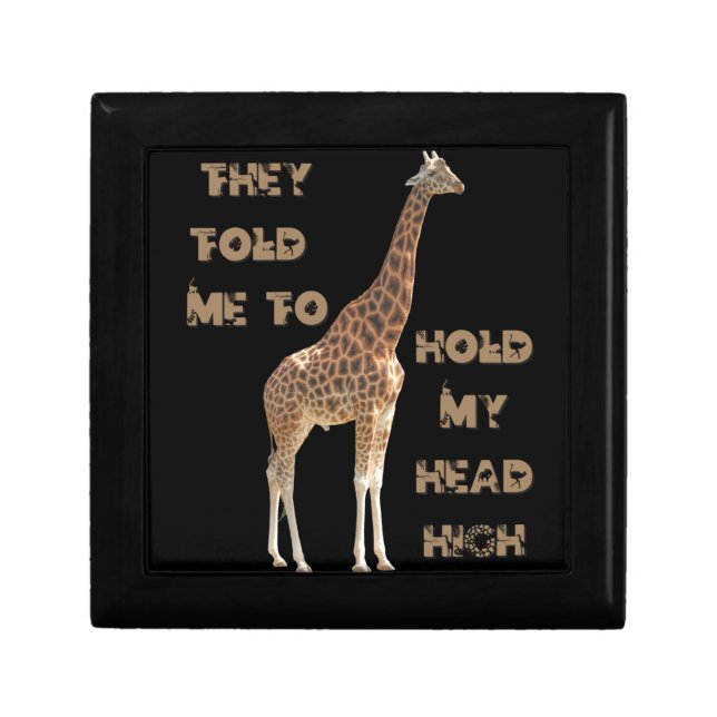 Giraffe: They Told Me To Hold My Head High  Gift Box (Front)