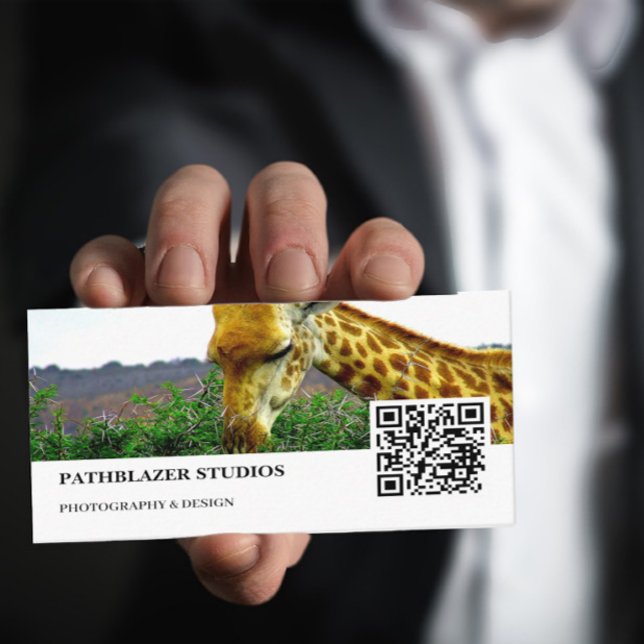 Giraffe Thorn Tree | Wildlife Photography | Business Card (Creator Uploaded)