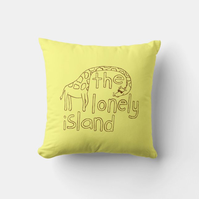 Giraffe Throw Pillow (Front)