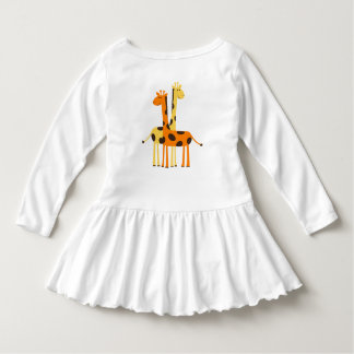 Giraffe Toddler Ruffle Dress