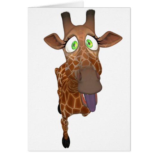 giraffe toon cards (Front)