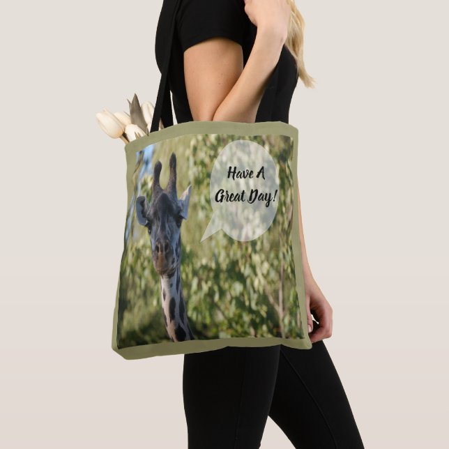 Giraffe  tote bag (Close Up)