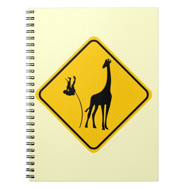Giraffe Vaulting Notebook (Front)
