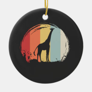 Giraffe Vintage Ceramic Ornament