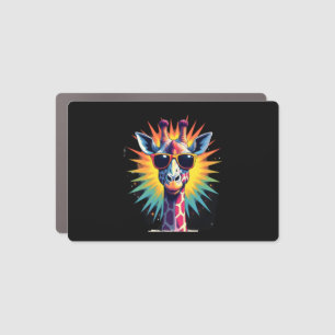 Giraffe Vintage Sunglasses Funny African Animal Lo Car Magnet