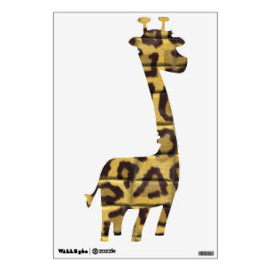 Giraffe wall decal