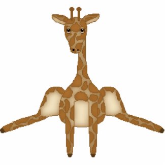 Giraffe Wall Sculpture Acrylic Cut Out