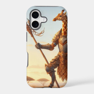 Giraffe warrior iPhone 17 case