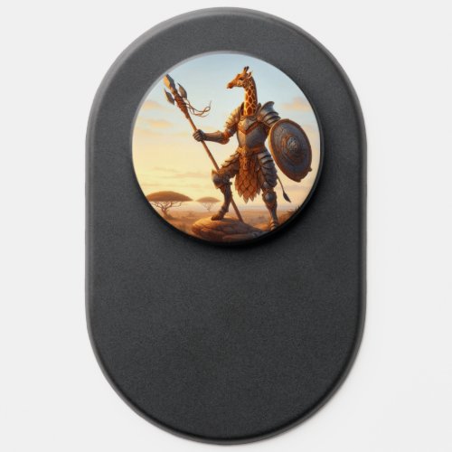 Giraffe warrior PopSocket