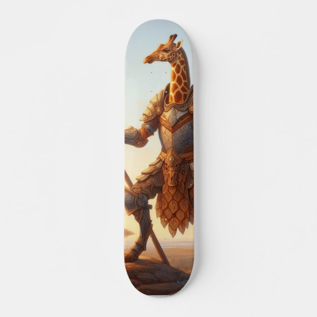 Giraffe warrior skateboard (Front)
