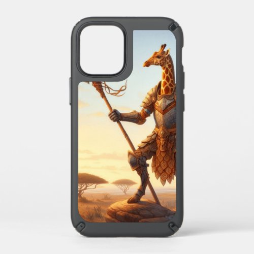 Giraffe warrior speck iPhone 12 mini case
