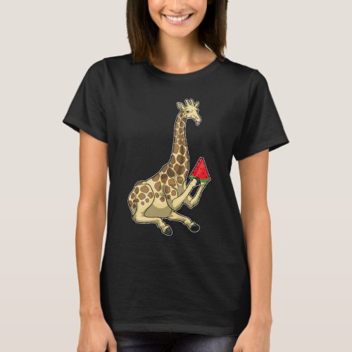 Giraffe Watermelon T_Shirt